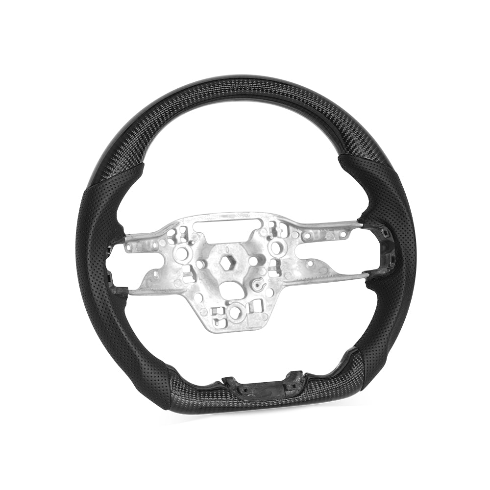 2024 Ford Mustang Custom Forge Carbon Steering Wheel | Performance Track focus Design