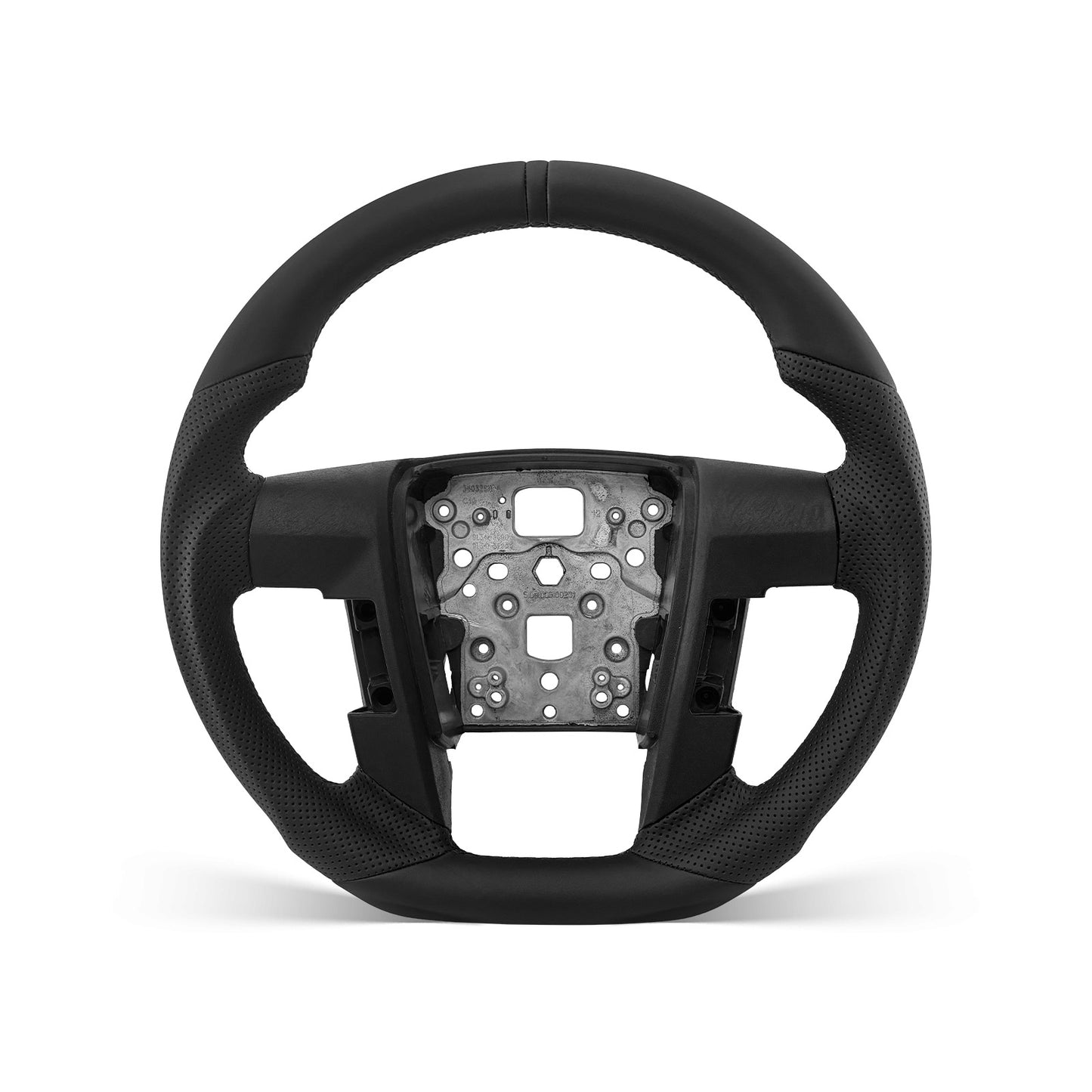 Ford F-150 2009-2014 steering wheel, Style 04 · Full Leather · Perforated Leather · Without Paddle Opening