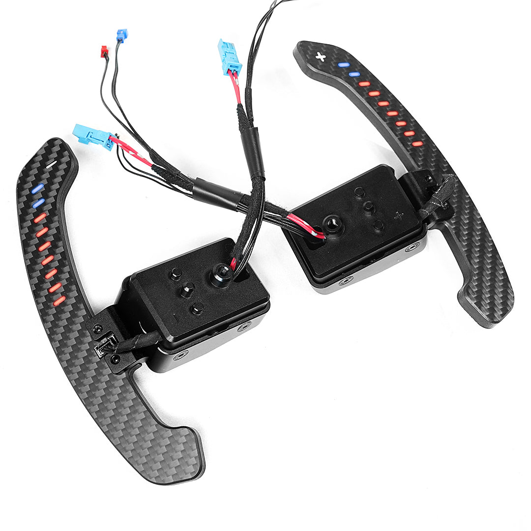 2012-2024 BMW F/G Chassis F30 F32 F10 G20 G30 Carbon Fiber Magnetic Paddle Shifters