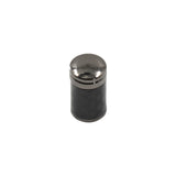 4 Pack Tire Valve Stem Caps – Metal and Carbon Fiber – Gunmetal Gray | TheTen Composites