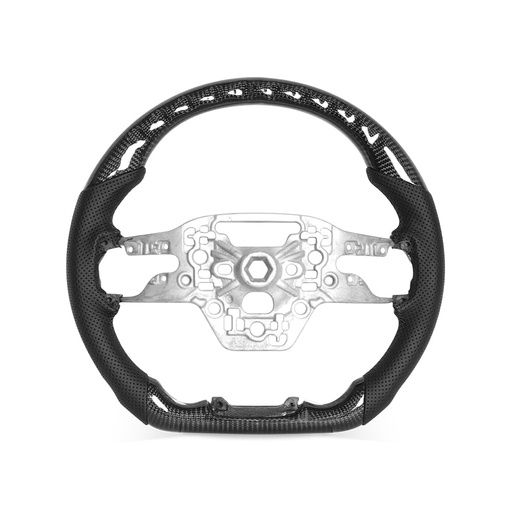 2024 Ford Mustang Custom Forge Carbon Steering Wheel | Performance Track focus Design