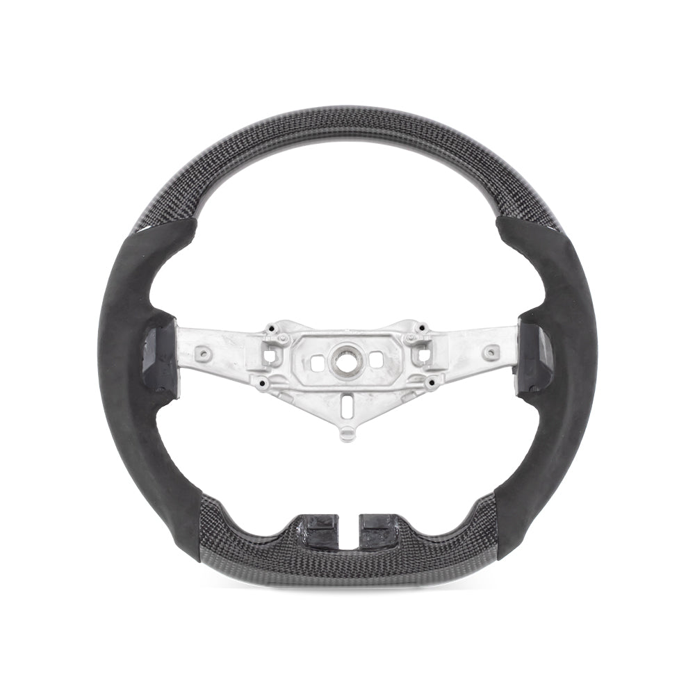 D-CARBON 2006-2018 Jeep Wrangler JK Steering Wheel In Gloss Carbon Fiber & Alcantara Grip