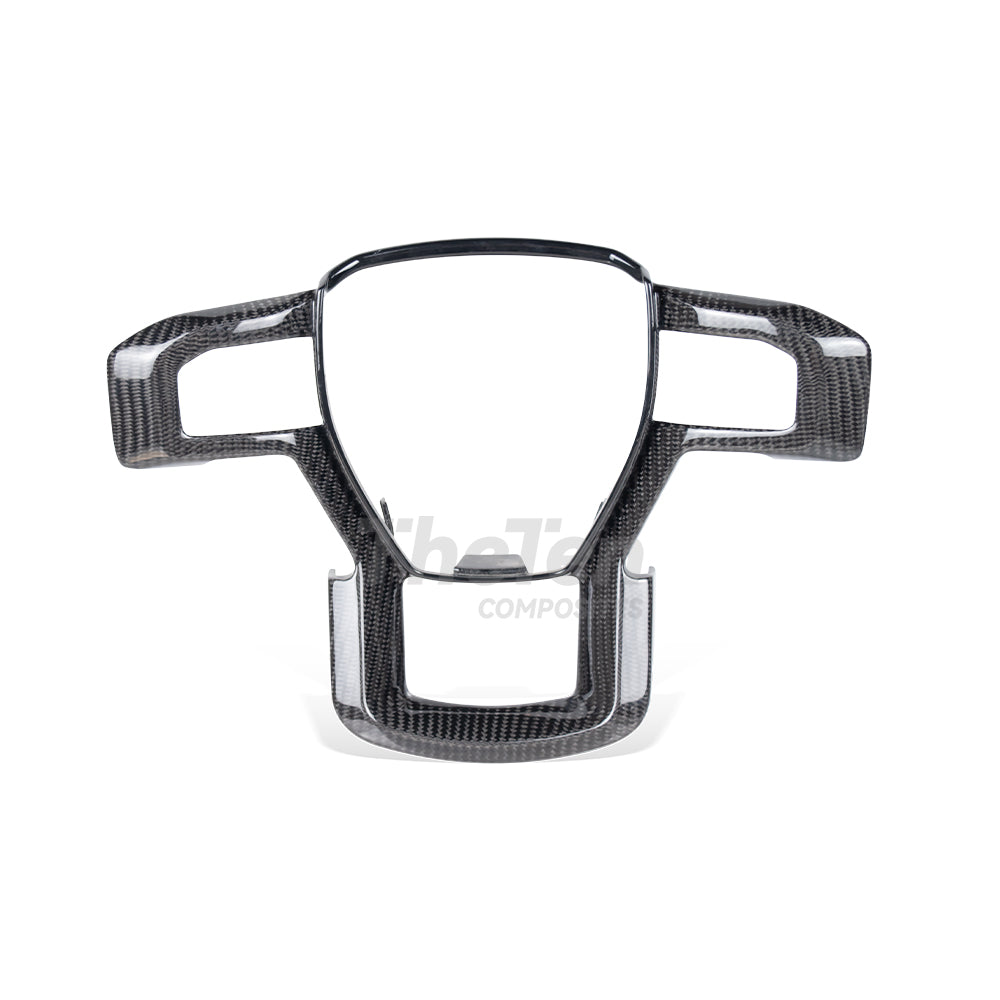 THETEN FORD 2015 F150 RAPTOR GEN 2 REPLACEMENT REAL CARBON FIBER STEERING WHEEL TRIM COVER