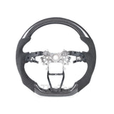 D-CARBON HONDA 10TH GEN ACCORD CARBON FIBER ALCANTARA CUSTOM STEERING WHEEL