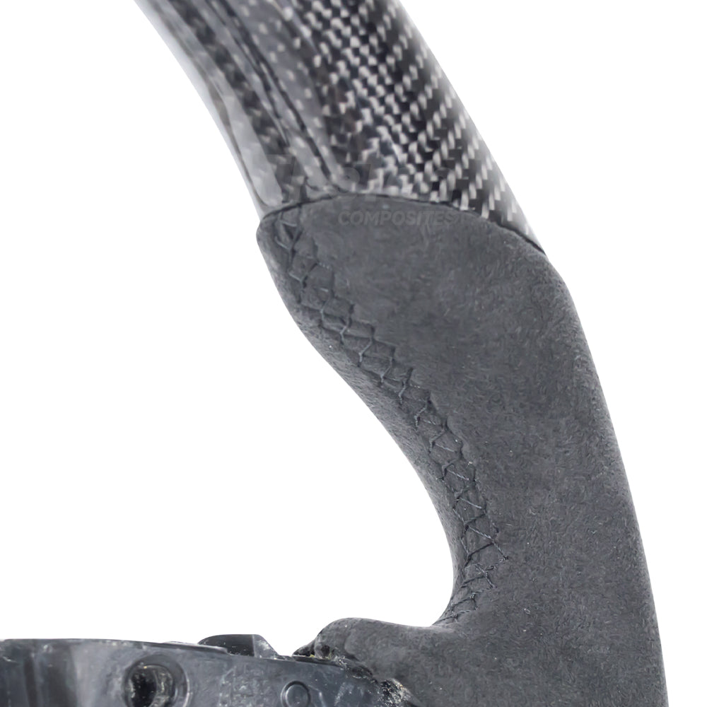 D-CARBON HONDA 10TH GEN ACCORD CARBON FIBER ALCANTARA CUSTOM STEERING WHEEL