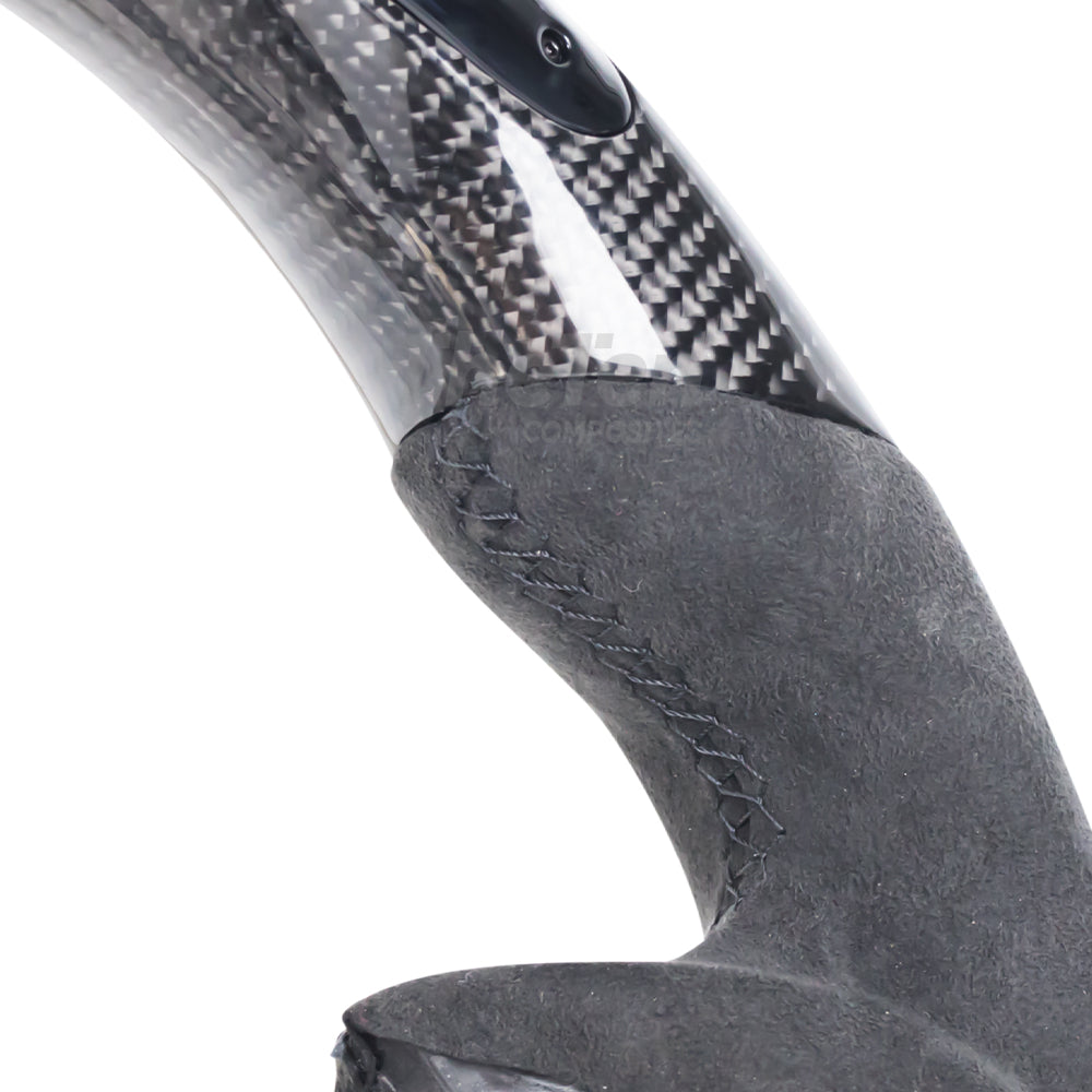 D-CARBON NISSAN 370Z LED ALCANTARA CARBON FIBER STEERING WHEEL