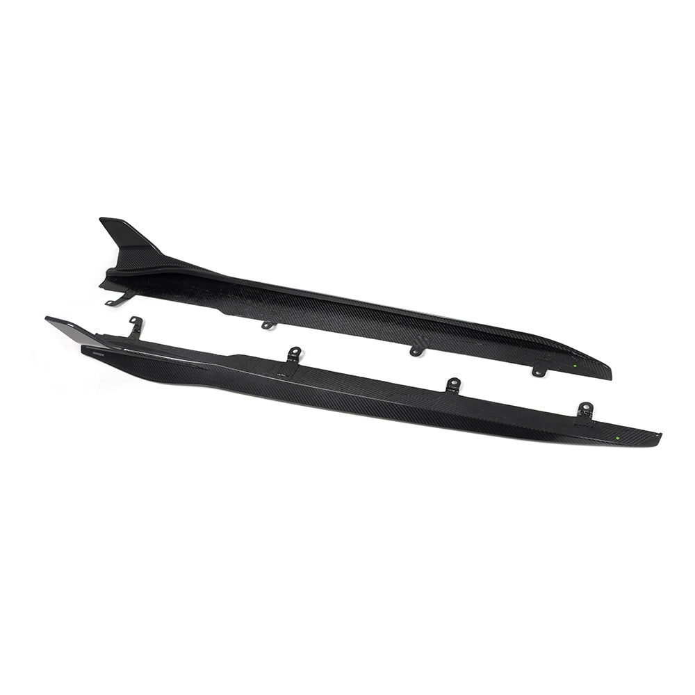 SOOQOO BMW 8 Series G16 SQ Style Carbon Fiber Side Skirt