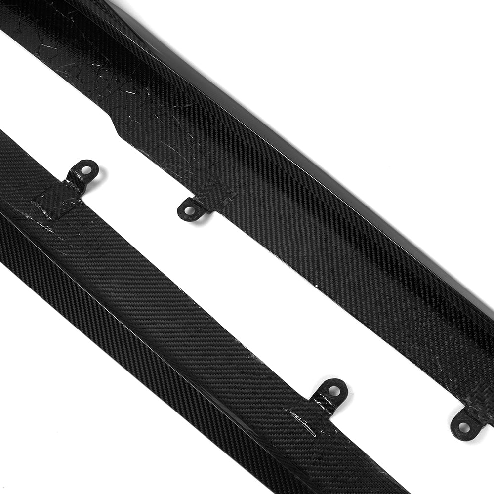SOOQOO BMW 8 Series G16 SQ Style Carbon Fiber Side Skirt