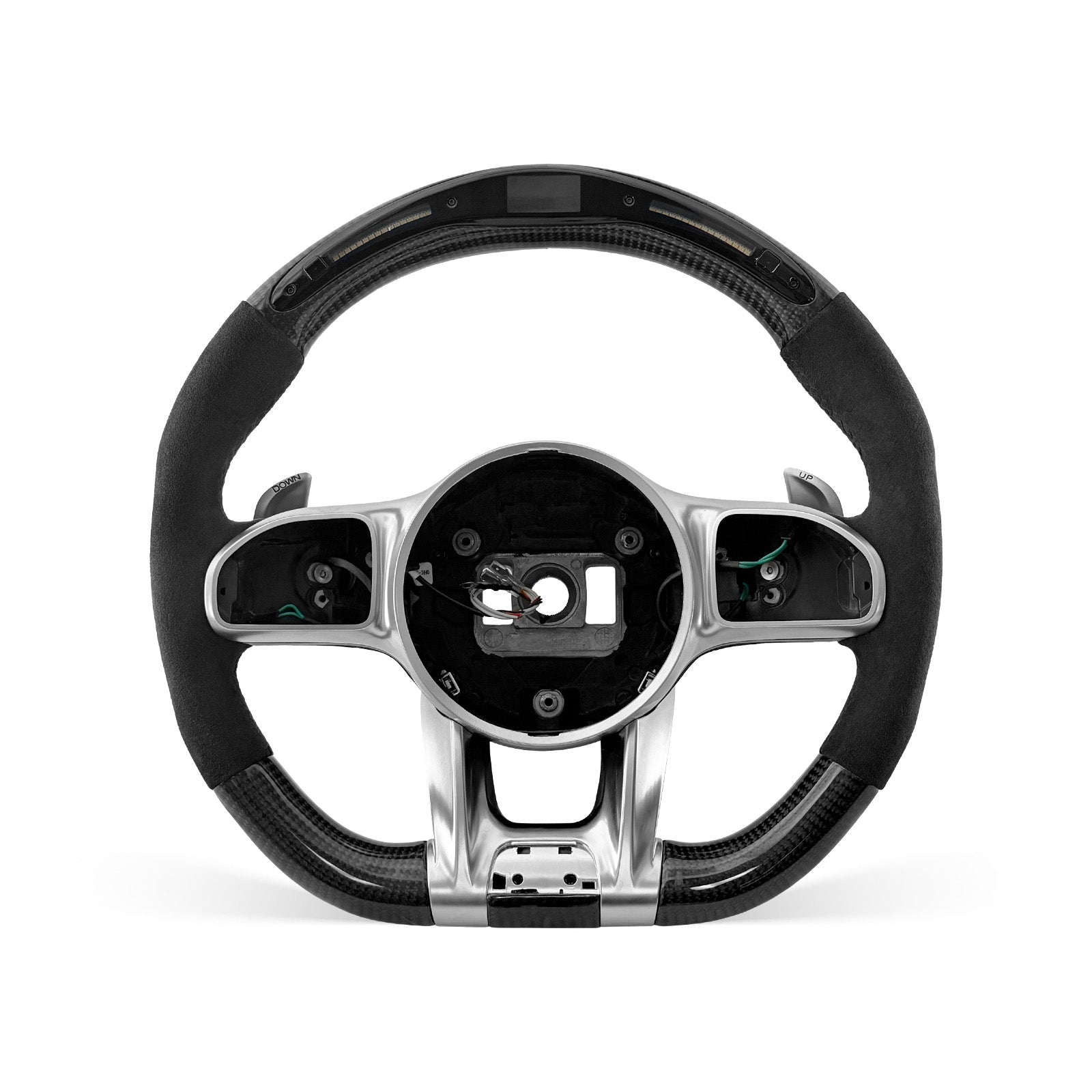 [PREVIEW] Mercedes-Benz AMG 2019-2023 Steering Wheel Style 04 · 3K Gloss Carbon Fiber