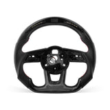 [PREVIEW] Audi A3/A4/A5/RS Series 2017-2026 Steering Wheel Style 01 · 3K Gloss Carbon Fiber · Perforated Leather · LED · With Paddle Opening