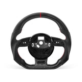 [PREVIEW] Audi A3/A4/A5/RS Series 2012-2016 Steering Wheel Style 01 · 3K Gloss Carbon Fiber · Perforated Leather · With Paddle Opening