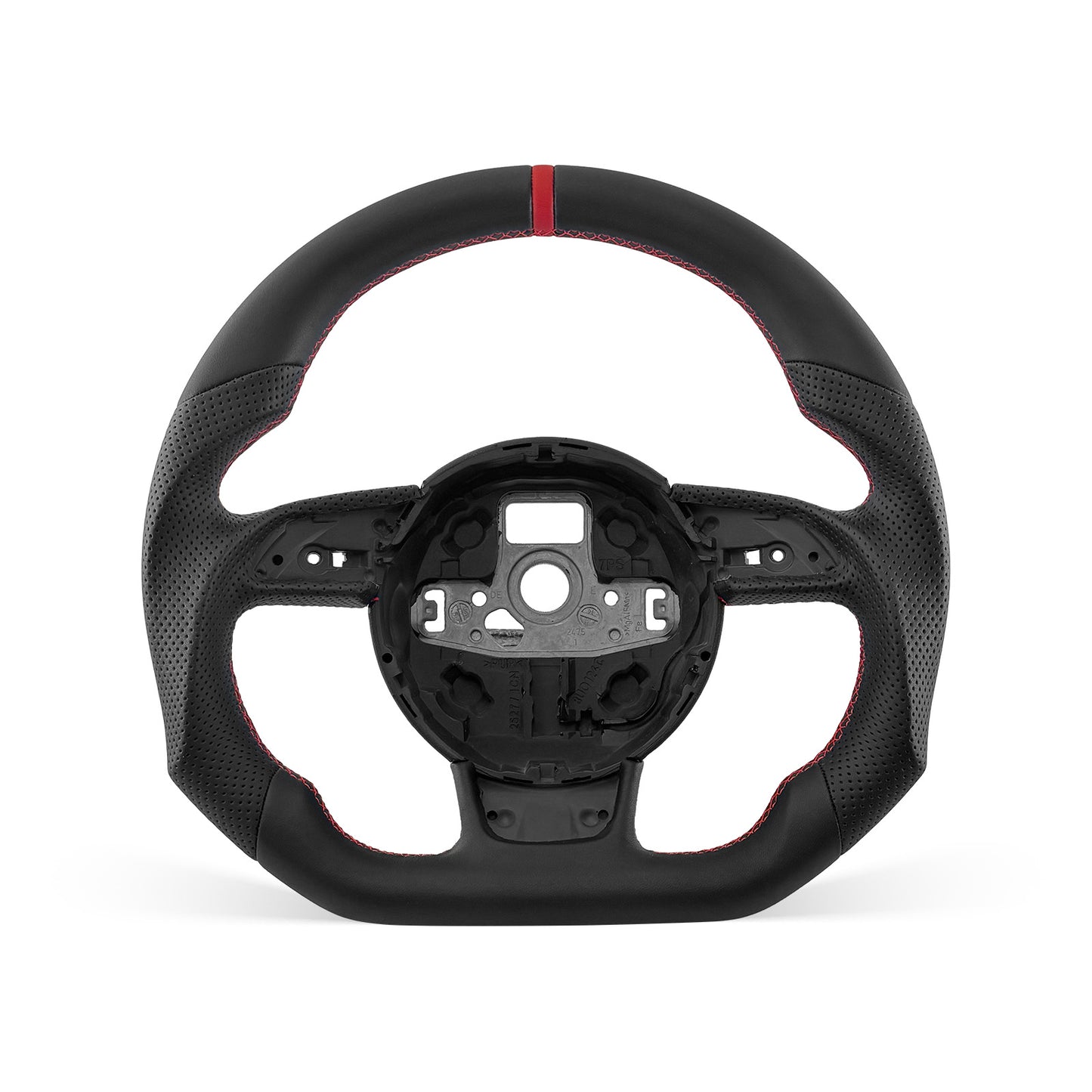 [PREVIEW] Audi A3/A4/A5/RS Series 2012-2016 Steering Wheel Style 02 · Full Leather · Perforated Leather · With Paddle Opening