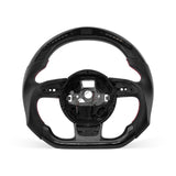 [PREVIEW] Audi A3/A4/A5/RS Series 2012-2016 Steering Wheel Style 03 · 3K Gloss Carbon Fiber · Perforated Leather · LED · With Paddle Opening