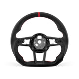 [PREVIEW] Audi R8/TT Series 2016-2026 Steering Wheel Style 02 · Full Leather · Perforated Leather · With Paddle Opening