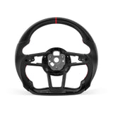 [PREVIEW] Audi R8/TT Series 2016-2026 Steering Wheel Style 03 · 3K Gloss Carbon Fiber · Perforated Leather · With Paddle Opening