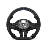 [PREVIEW] BMW 5/6/7/8/X Series G Chassis 2017-2024 Steering Wheel Style 01 · 3K Gloss Carbon Fiber · Perforated Leather · With Paddle Opening