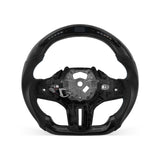 [PREVIEW] BMW 1/2/3/4/Z/M Series G Chassis 2019-2024 Steering Wheel Style 01 · 3K Gloss Carbon Fiber · Perforated Leather · LED · With Paddle Opening
