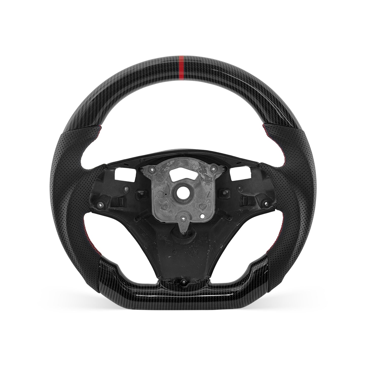 [PREVIEW] BMW 3 Series E90 2005-2012 Steering Wheel Style 04 · HYDRO-DIP · Perforated Leather · With Paddle Opening