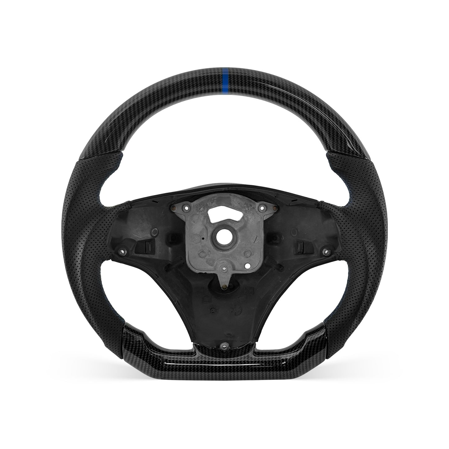 [PREVIEW] BMW 3 Series E90 2005-2012 Steering Wheel Style 05 · HYDRO-DIP · Perforated Leather · Without Paddle Opening
