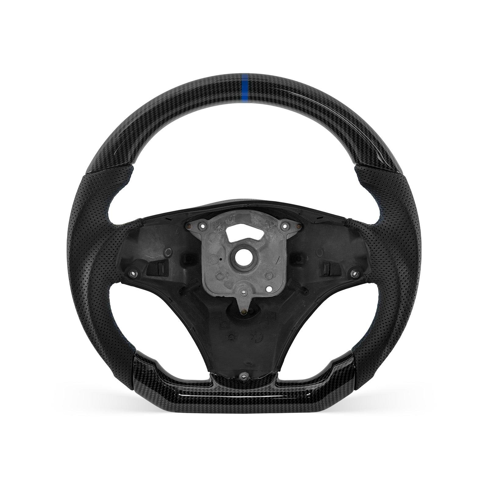 [PREVIEW] BMW 3 Series E90 2005-2012 Steering Wheel Style 05 · HYDRO-DIP · Perforated Leather · Without Paddle Opening