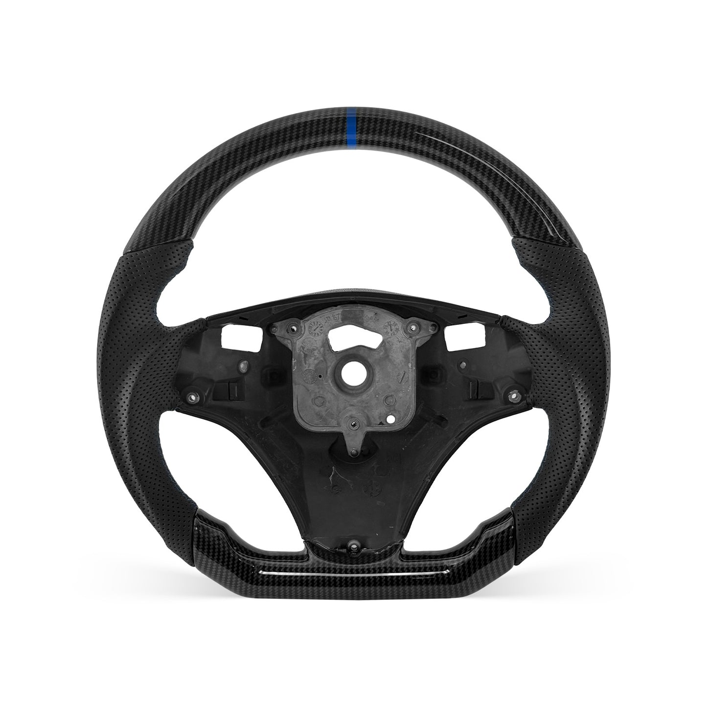 [PREVIEW] BMW 3 Series E90 2005-2012 Steering Wheel Style 06 · HYDRO-DIP · Perforated Leather · With Paddle Opening
