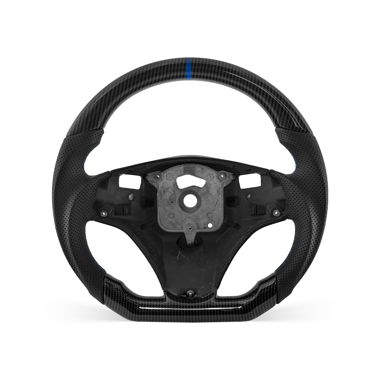 [PREVIEW] BMW 3 Series E90 2005-2012 Steering Wheel Style 06 · HYDRO-DIP · Perforated Leather · With Paddle Opening