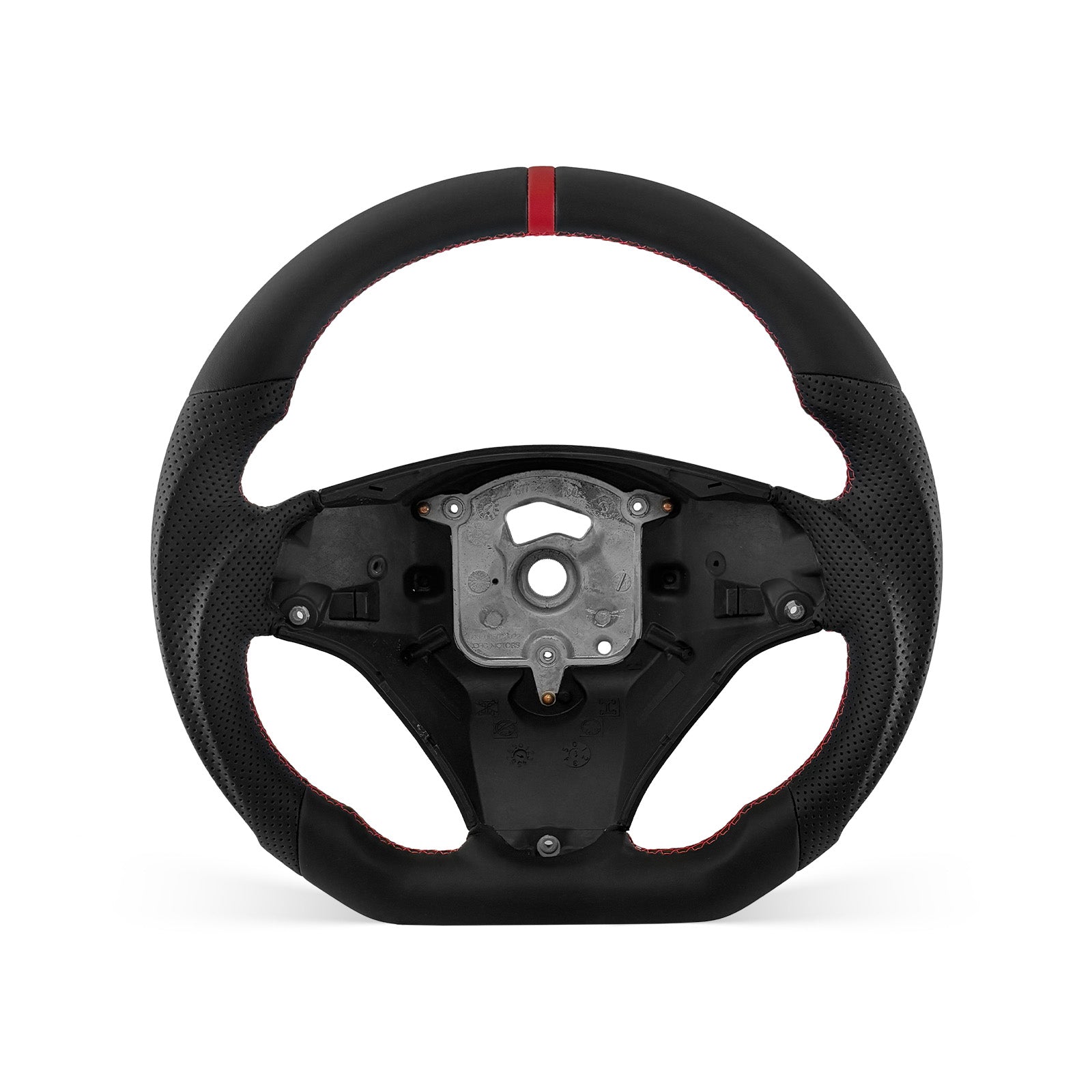 [PREVIEW] BMW 3 Series E90 2005-2012 Steering Wheel Style 08 · Full Leather · Perforated Leather · Without Paddle Opening