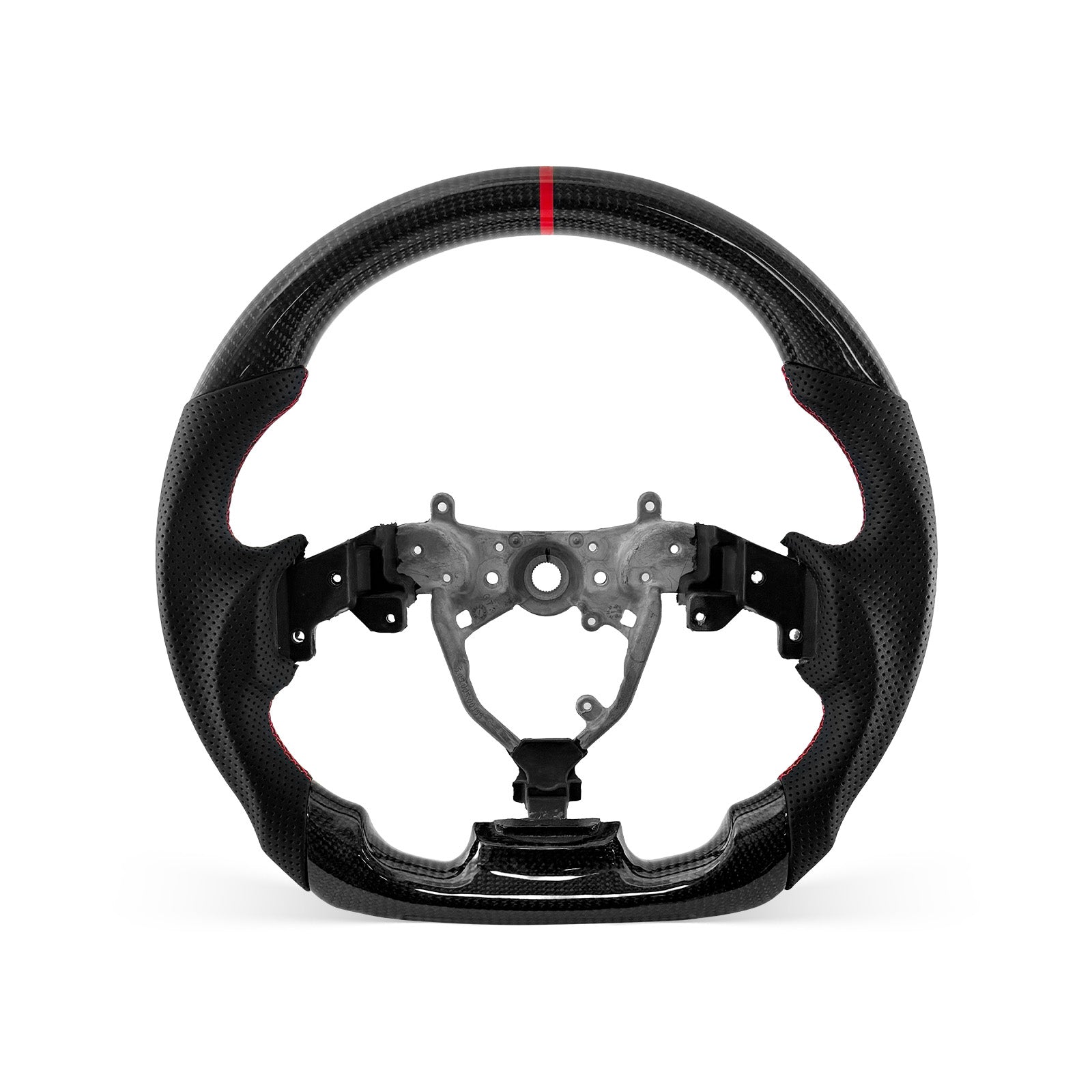 [PREVIEW] Lexus IS Series 2006-2012 Steering Wheel Style 01 · 3K Gloss Carbon Fiber · Perforated Leather · Universal Paddle Compatibility