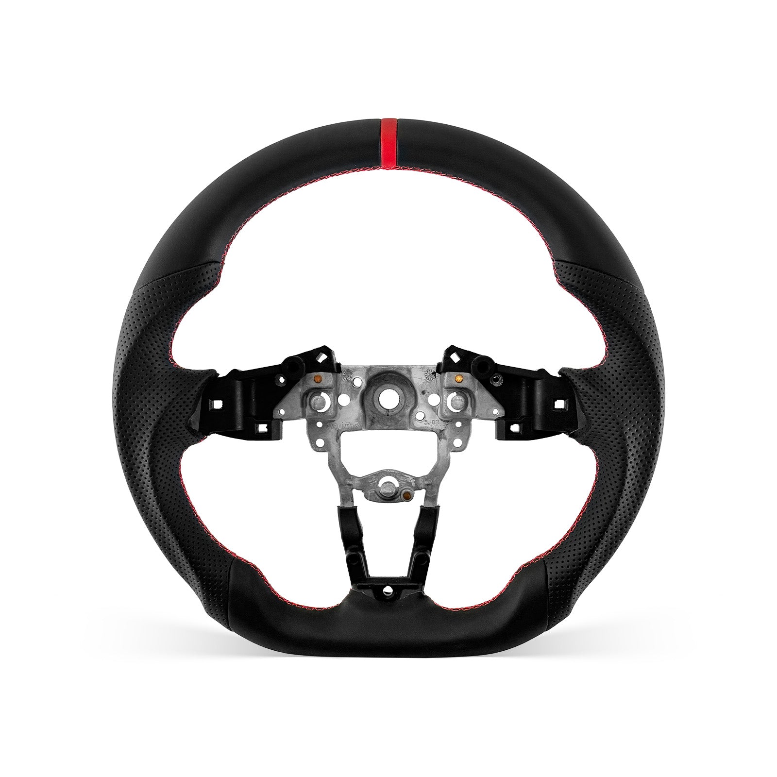 [PREVIEW] Mazda MX-5 Miata 2016-2026 Steering Wheel Style 02 · Full Leather · Perforated Leather · Universal Paddle Compatibility