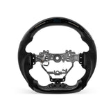 [PREVIEW] Lexus IS/RC/NX/GS/CT Series 2013-2025 Steering Wheel Style 03 · 3K Gloss Carbon Fiber · Alcantara / Suede · LED · Universal Paddle Compatibility