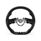 [PREVIEW] Nissan GT-R R35 2016-2024 Steering Wheel Style 02 · 3K Gloss Carbon Fiber · Perforated Leather · Universal Paddle Compatibility