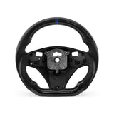 [PREVIEW] BMW 3 Series E90 2005-2012 Steering Wheel Style 09 · 3K Gloss Carbon Fiber · Perforated Leather · With Paddle Opening
