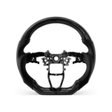 [PREVIEW] Honda Accord 2018-2023 Steering Wheel Style 01 · 3K Gloss Carbon Fiber · Perforated Leather · Universal Paddle Compatibility