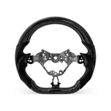[PREVIEW] Toyota 86 / Subaru BRZ 2017-2026 Steering Wheel Style 03 · 3K Gloss Carbon Fiber · Perforated Leather · Universal Paddle Compatibility