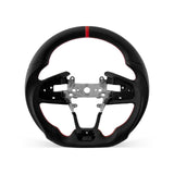 [PREVIEW] Honda 10th Civic 2016-2021 Steering Wheel Style 03 · Full Leather · Perforated Leather · Universal Paddle Compatibility