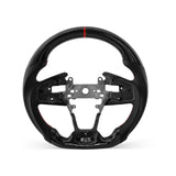 [PREVIEW] Honda 10th Civic 2016-2021 Steering Wheel Style 05 · HYDRO-DIP · Perforated Leather · Universal Paddle Compatibility