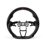 [PREVIEW] Honda Accord 2018-2023 Steering Wheel Style 04 · 3K Gloss Carbon Fiber · Perforated Leather · Universal Paddle Compatibility