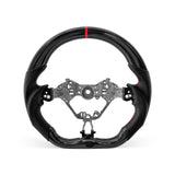 [PREVIEW] Toyota 86 / Subaru BRZ 2017-2026 Steering Wheel Style 04 · 3K Gloss Carbon Fiber · Perforated Leather · Universal Paddle Compatibility