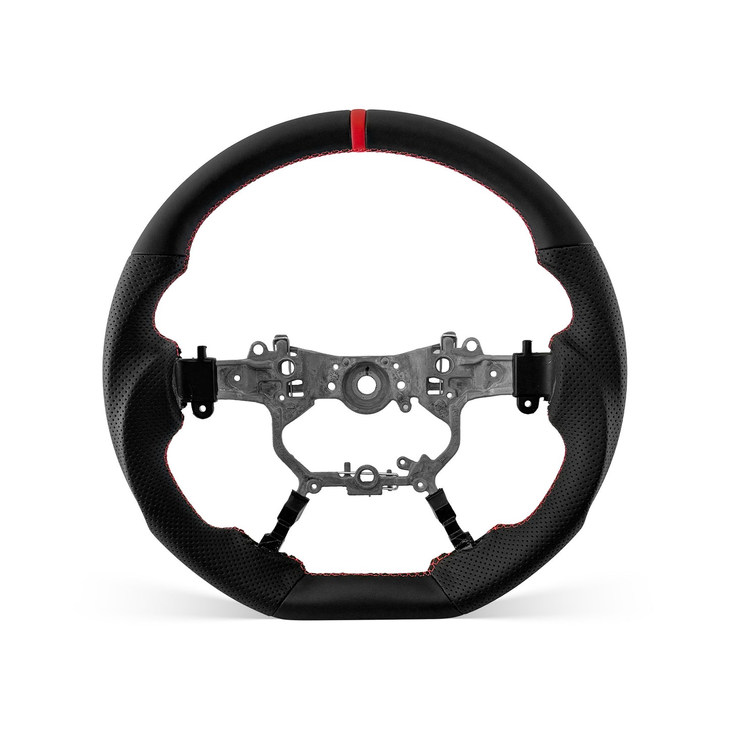 [PREVIEW] Toyota Land Cruiser 2016-2021 Steering Wheel Style 03 · Full Leather · Perforated Leather · Universal Paddle Compatibility