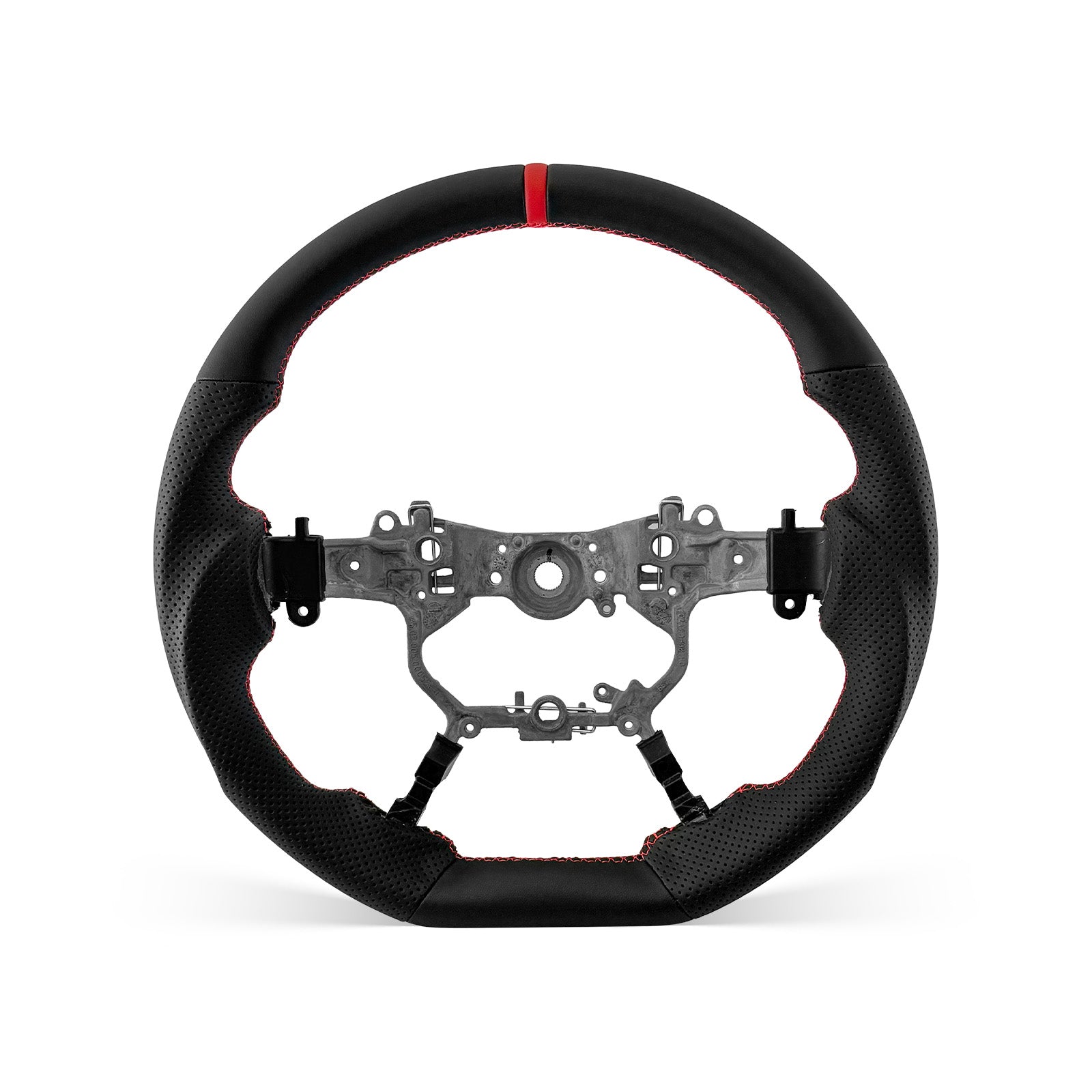[PREVIEW] Toyota Land Cruiser 2016-2021 Steering Wheel Style 03 · Full Leather · Perforated Leather · Universal Paddle Compatibility