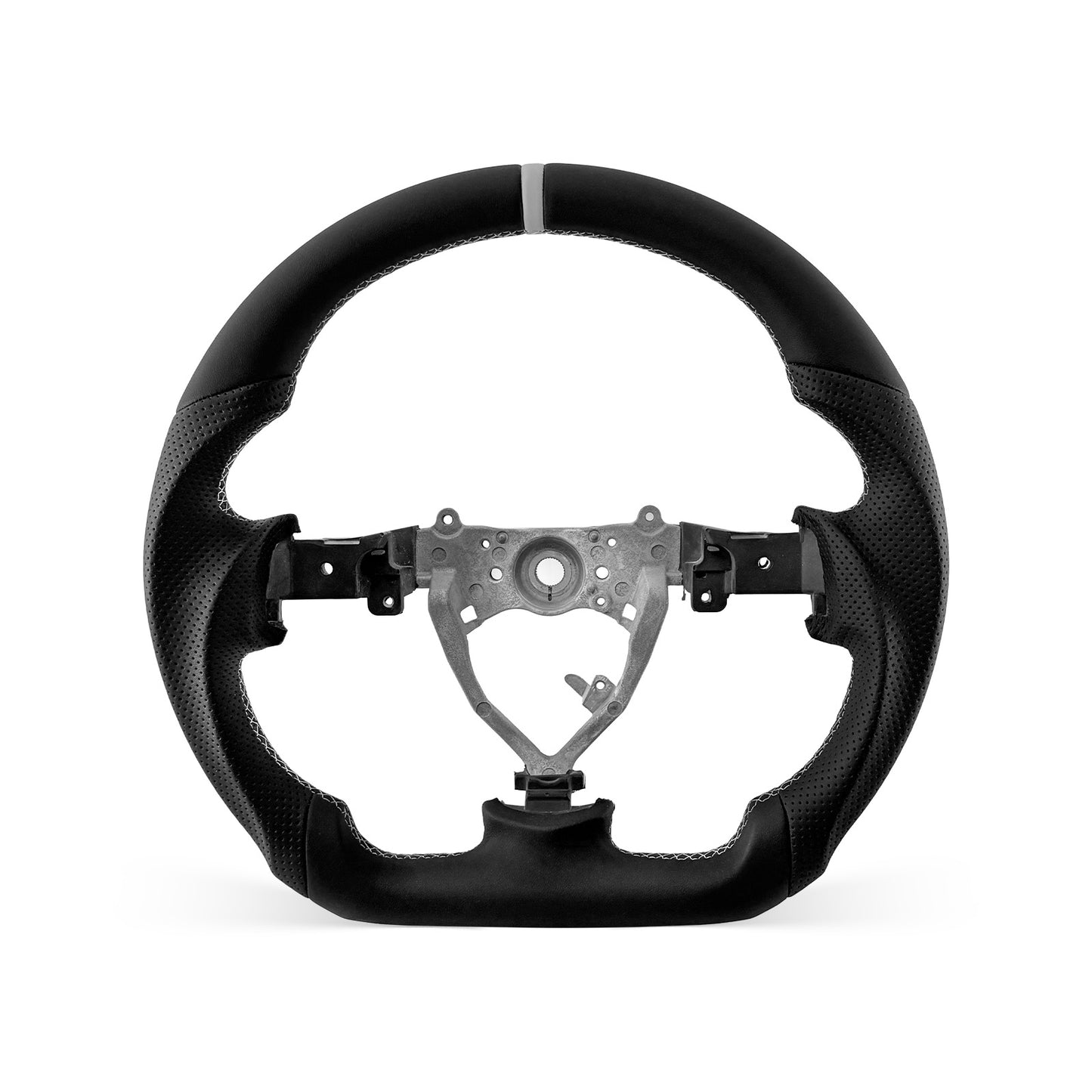 [PREVIEW] Toyota FJ Cruiser 2007-2014 Steering Wheel Style 04 · Full Leather · Perforated Leather · Universal Paddle Compatibility