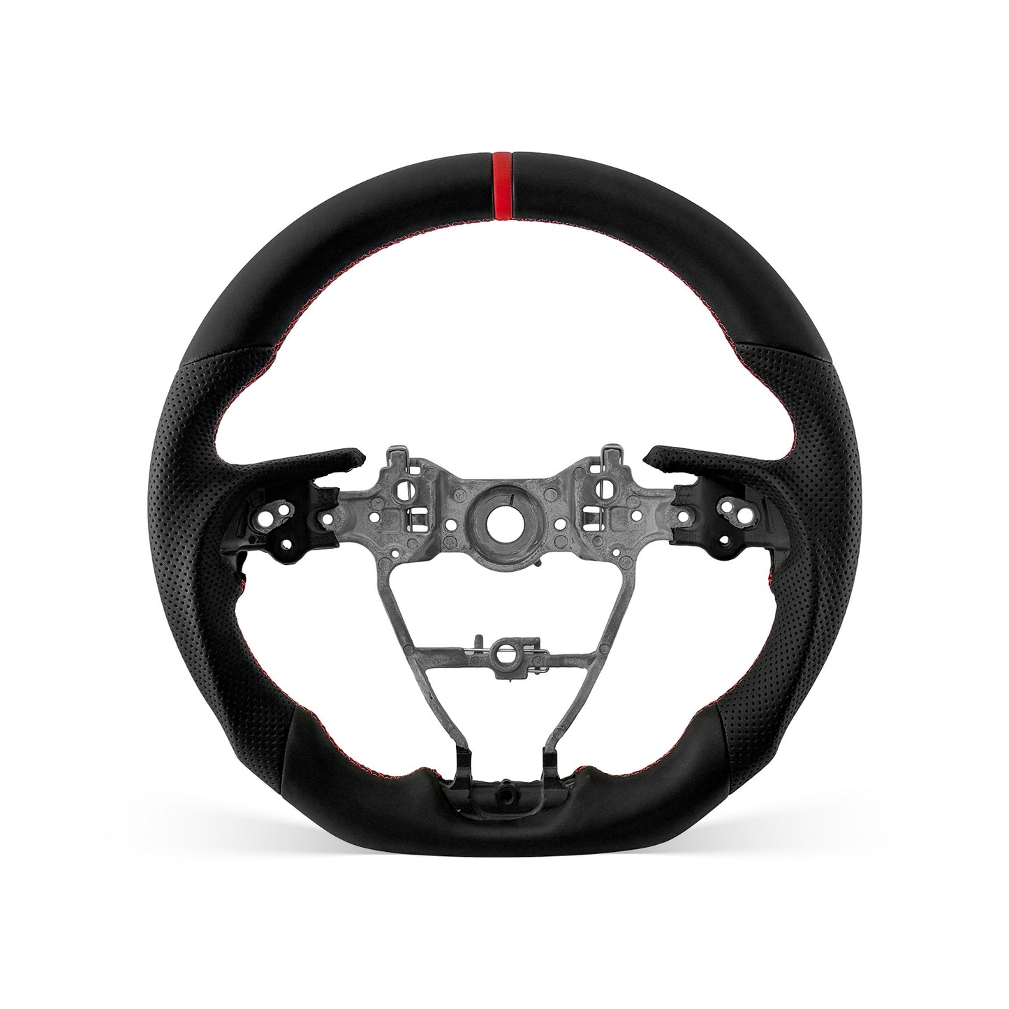 [PREVIEW] Toyota Camry / Avalon / RAV4 2018-2024 Steering Wheel Style 01 · Full Leather · Perforated Leather · Universal Paddle Compatibility
