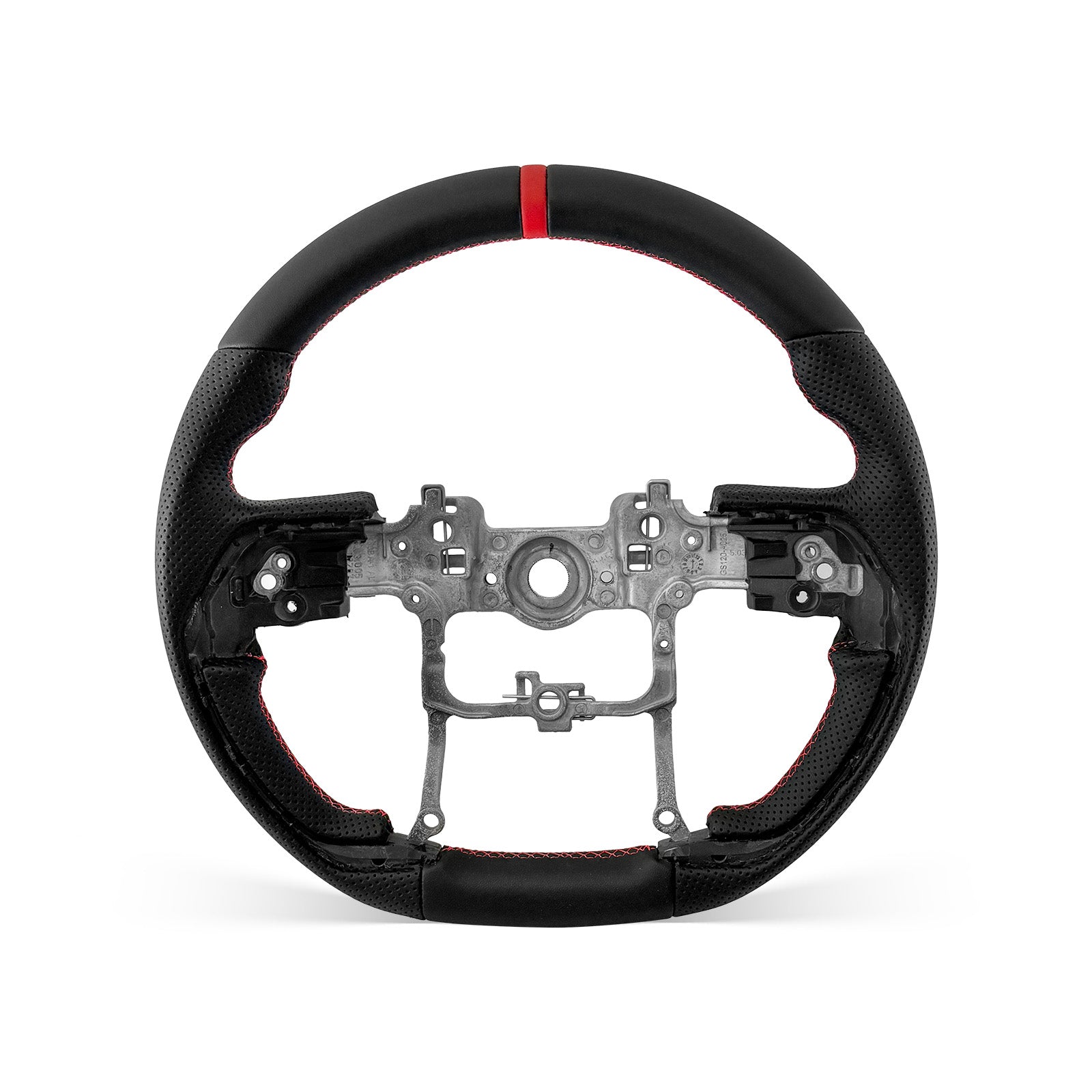 [PREVIEW] Toyota Tundra / Tacoma / Sequoia 2022-2026 Steering Wheel Style 01 · Full Leather · Perforated Leather · Universal Paddle Compatibility