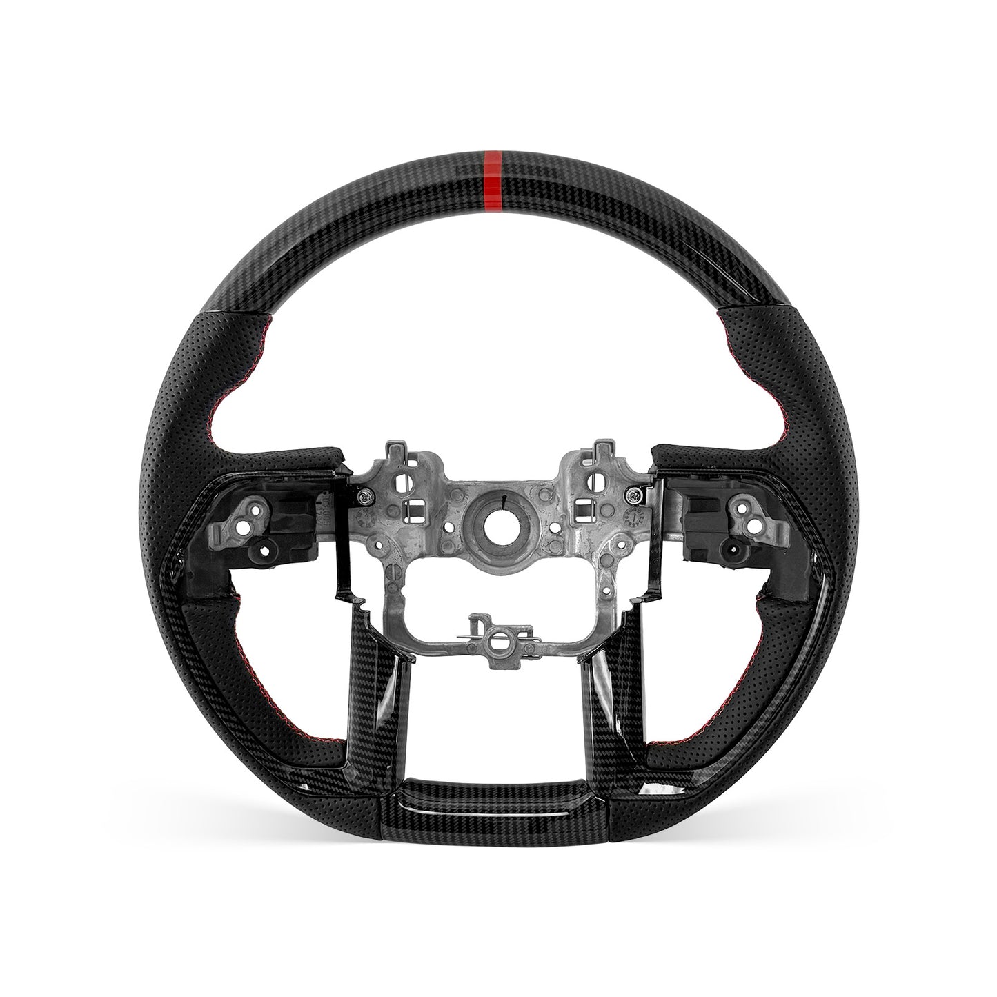 [PREVIEW] Toyota Tundra / Tacoma / Sequoia 2022-2026 Steering Wheel Style 02 · HYDRO-DIP · Perforated Leather · Universal Paddle Compatibility