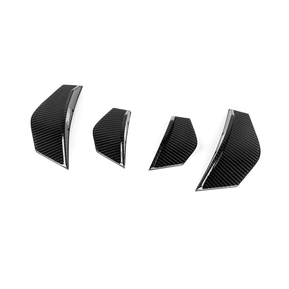 SOOQOO BMW M2 F87 SQ Style Carbon Fiber Front Side Canards