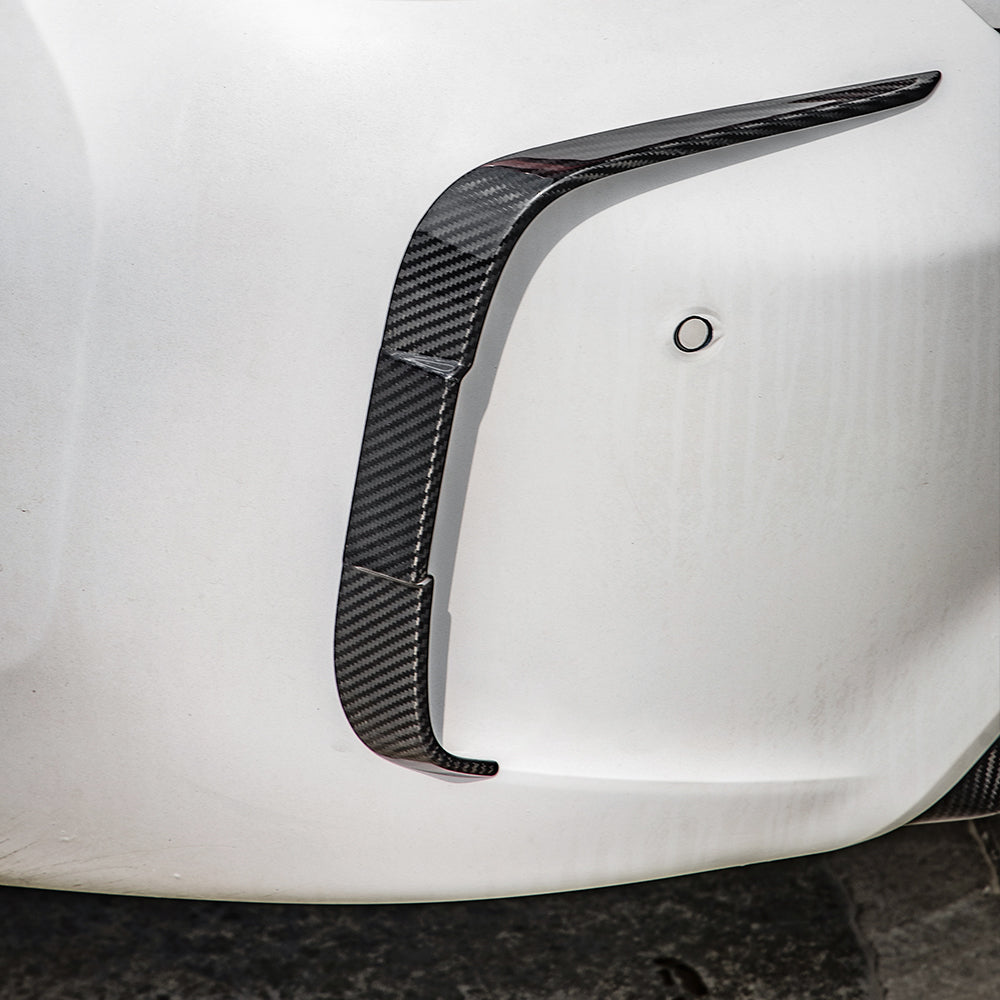 SOOQOO BMW M2 F87 SQ Style Carbon Fiber Rear Side Vent Trim