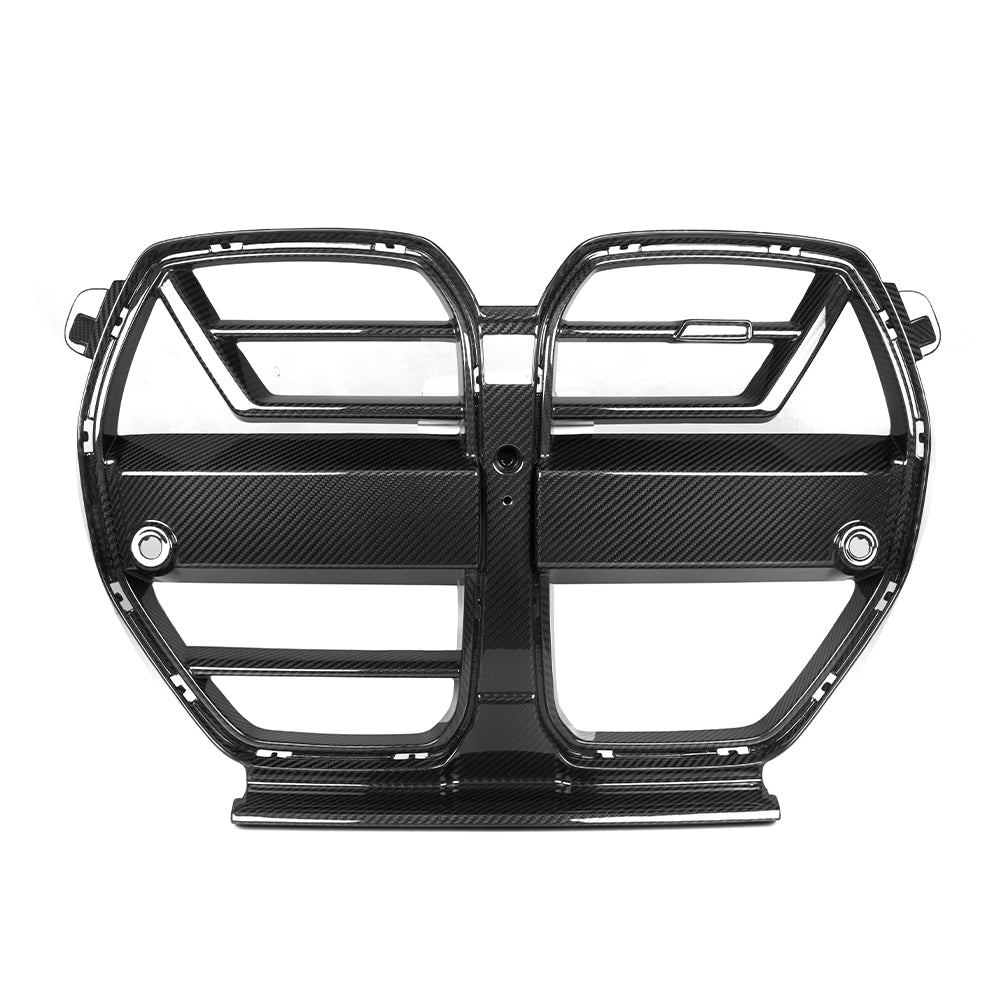 SOOQOO BMW M3 G80 M4 G82 SQ-A Style Carbon Fiber Grill With ACC Sensor