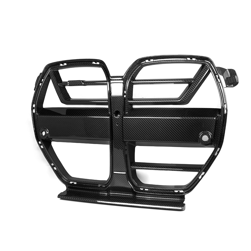 SOOQOO BMW M3 G80 M4 G82 SQ-A Style Carbon Fiber Grill With ACC Sensor