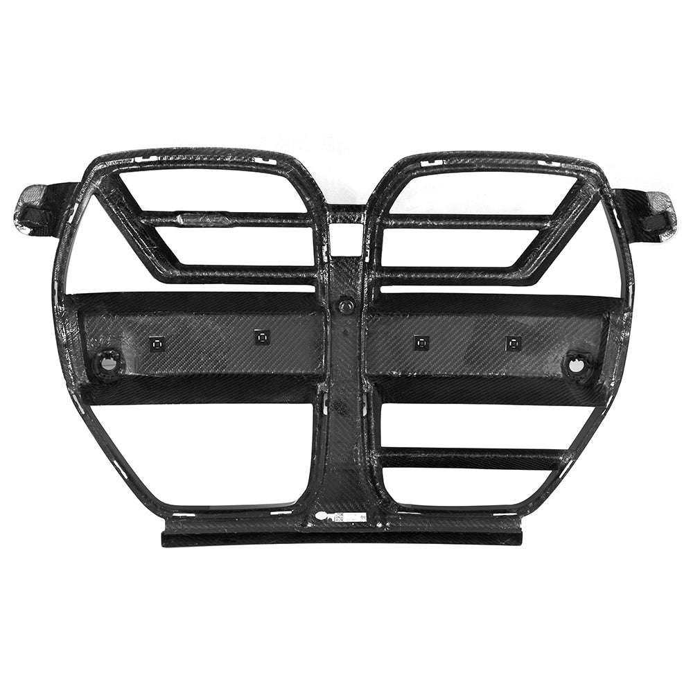 SOOQOO BMW M3 G80 M4 G82 SQ-A Style Carbon Fiber Grill With ACC Sensor