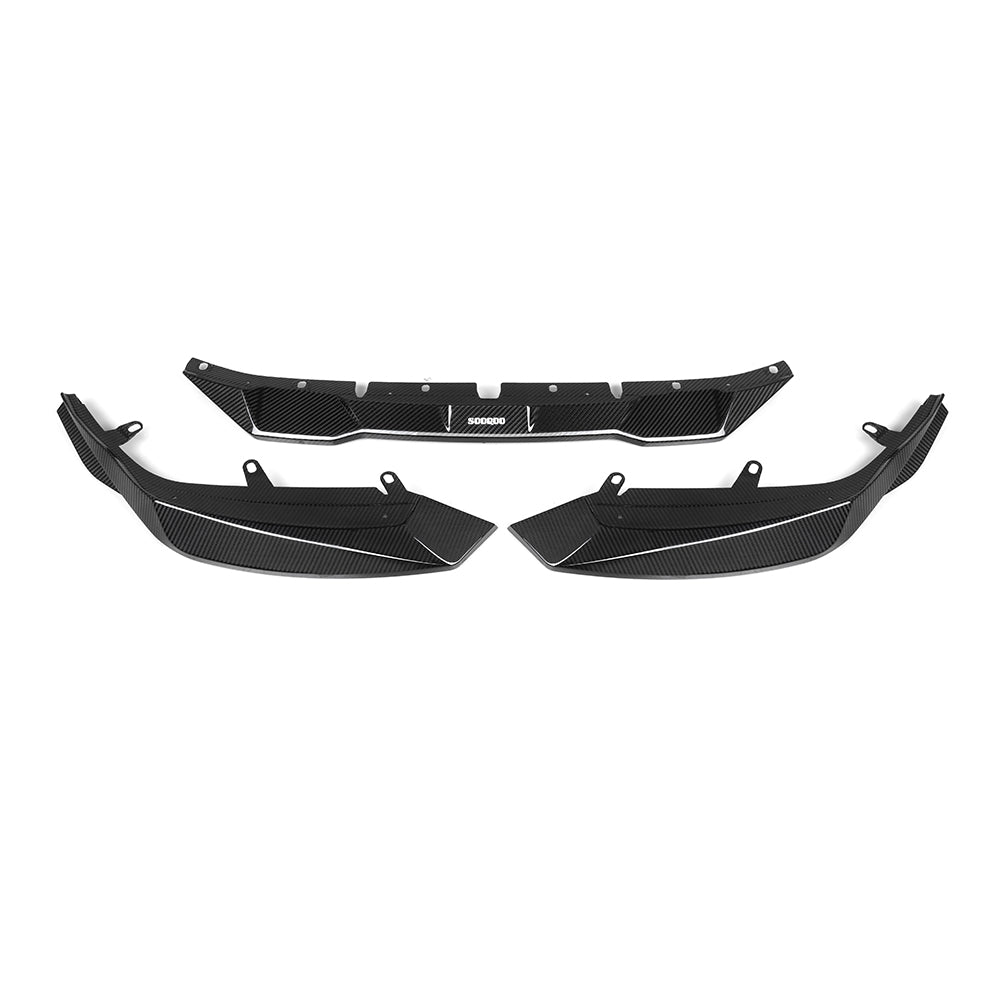 SOOQOO BMW M2 G87 SQ-B Style Carbon Fiber Front Lip